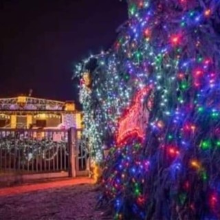Le lucine natalizie di casa Santandrea del Natale 2020