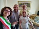 La festeggiata Santina Bonanno in una foto con i famigliari e la sindaca dalla pagina Facebook di Irene Bellifemine