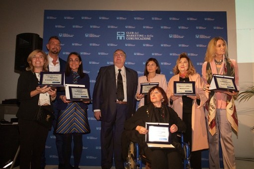 La premiazione, Miriam Forte, Danilo Arlenghi e Cristina Cossa